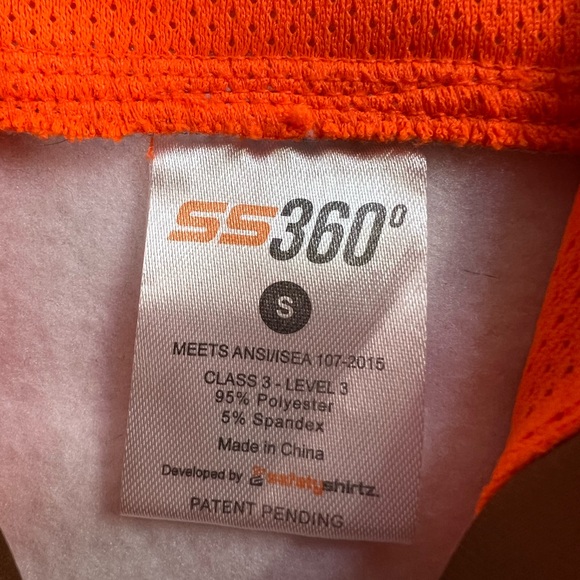 Safety Shirtz Mens S- SS360 Wildland Sasquatch ANSI Class 3 Type-R Hoodie Orange - Picture 5 of 9